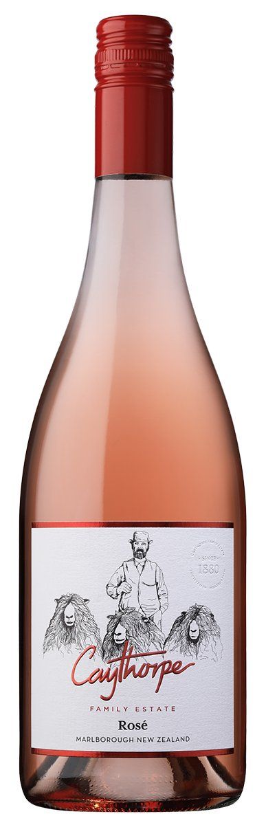 Caythorpe Family Estate Rosé, a certified wine for Appellation Marlborough Wine