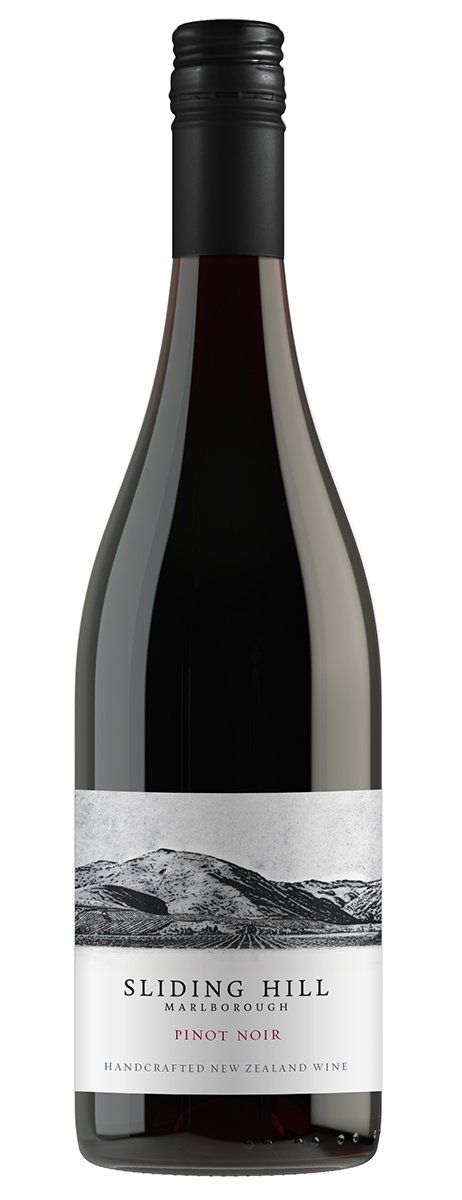 Aunstfield Sliding Hill Pinot Noir, a certified wine for Appellation Marlborough Wine