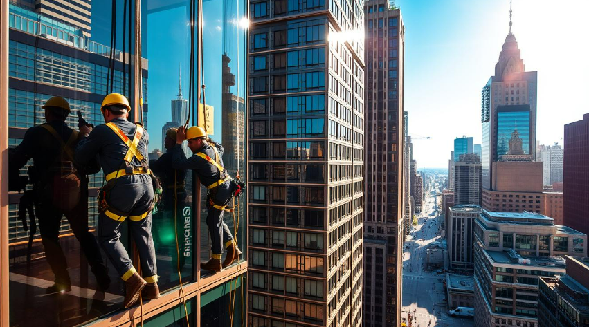 An image of Commercial Window Cleaning Services in Detroit, MI