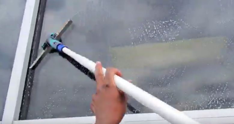 cleaning crew working at gym