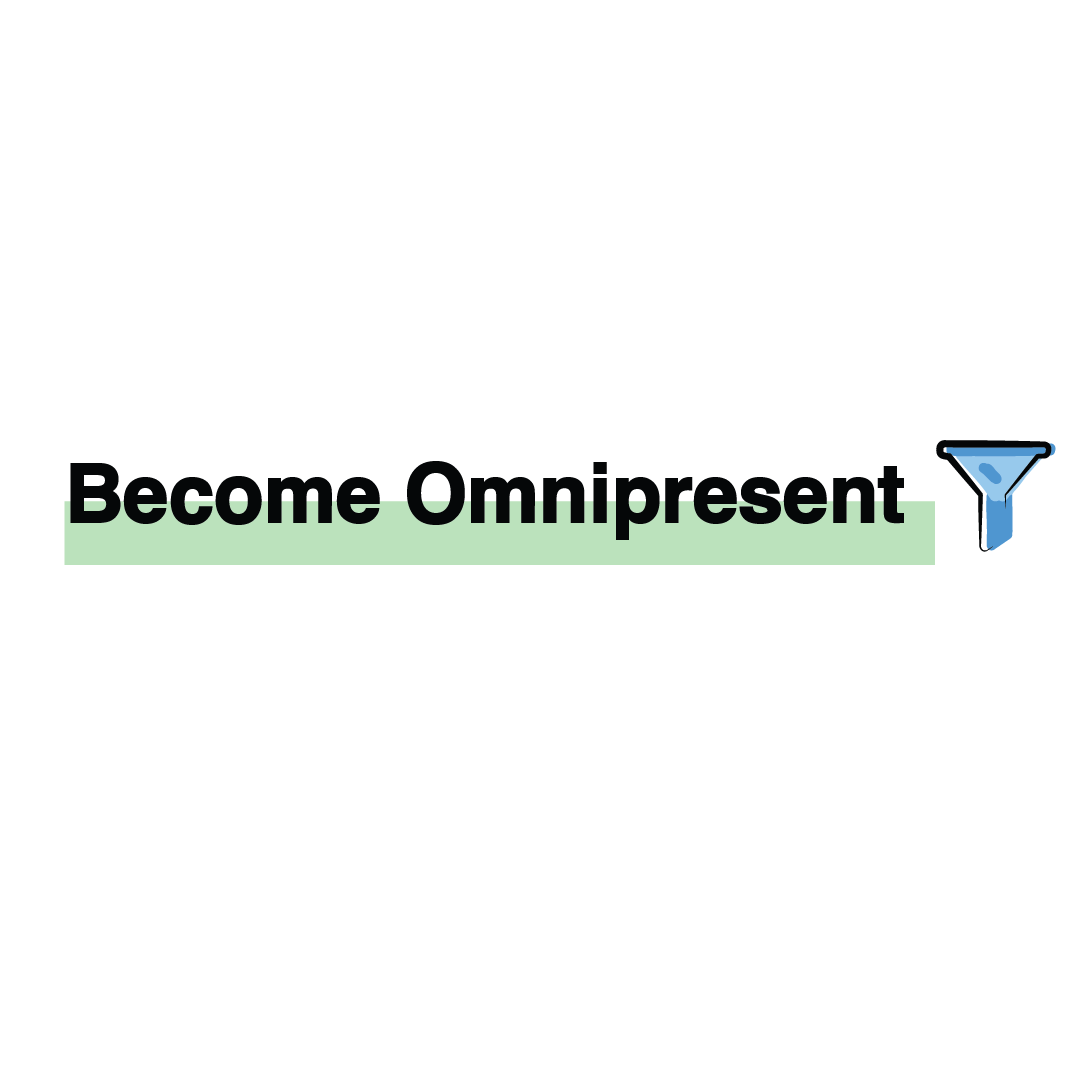 a logo for a company called become omnipresent .