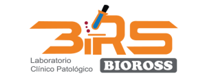 Un logotipo para un laboratorio llamado Bioross.