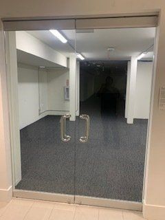 Two Door Glass Door — Atascadero, CA — Artistic Glass