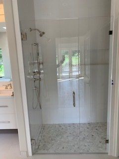 Shower In Bathroom — Atascadero, CA — Artistic Glass