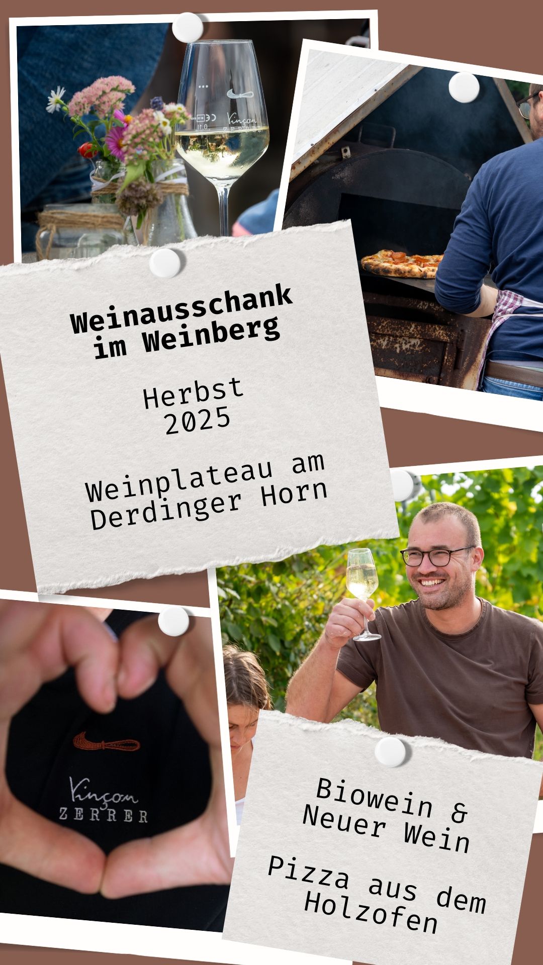 Weinausschank am Derdinger Horn mit dem Weingut Vincon-Zerrer