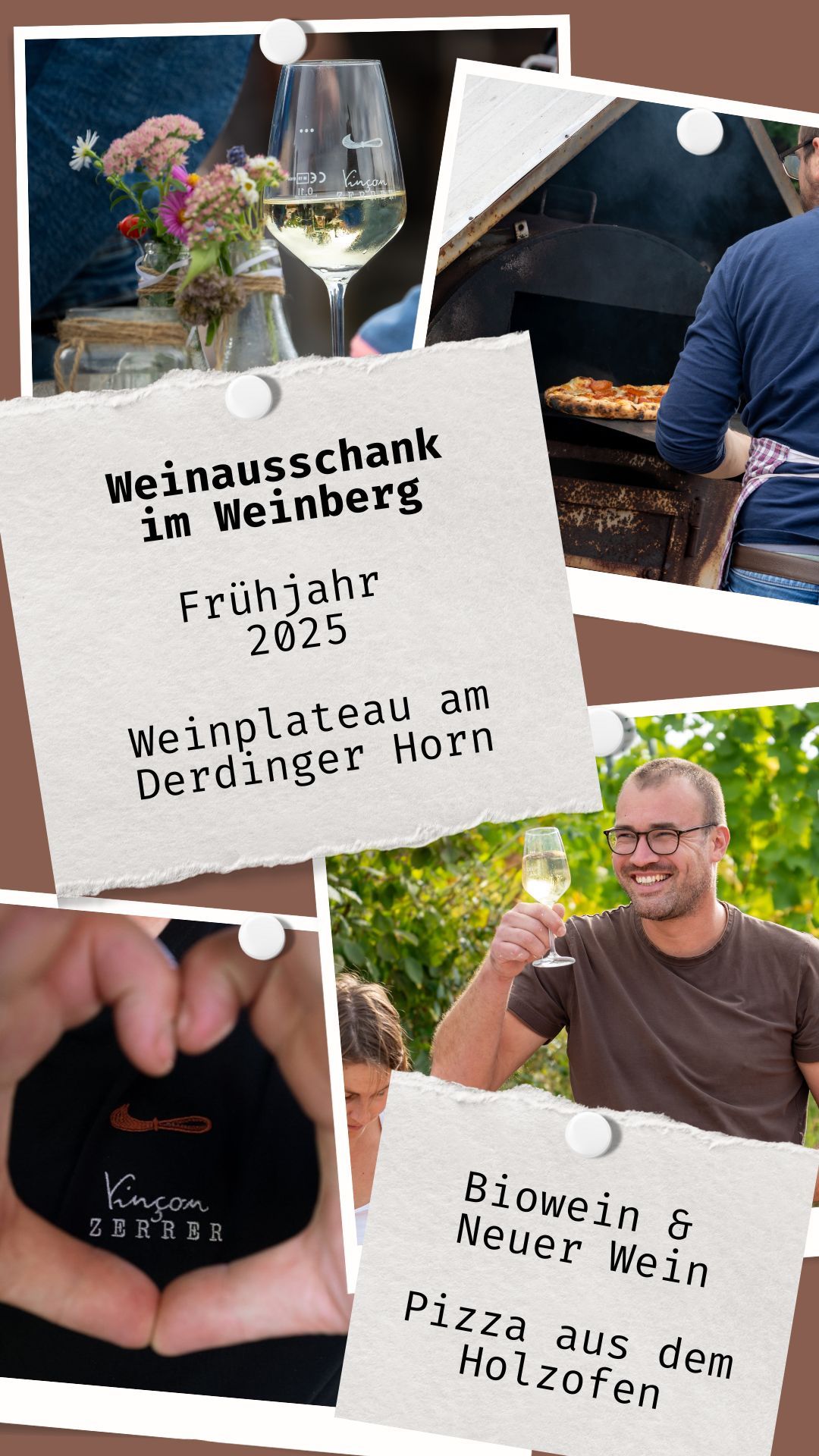 Weinausschank am Derdinger Horn mit dem Weingut Vincon-Zerrer