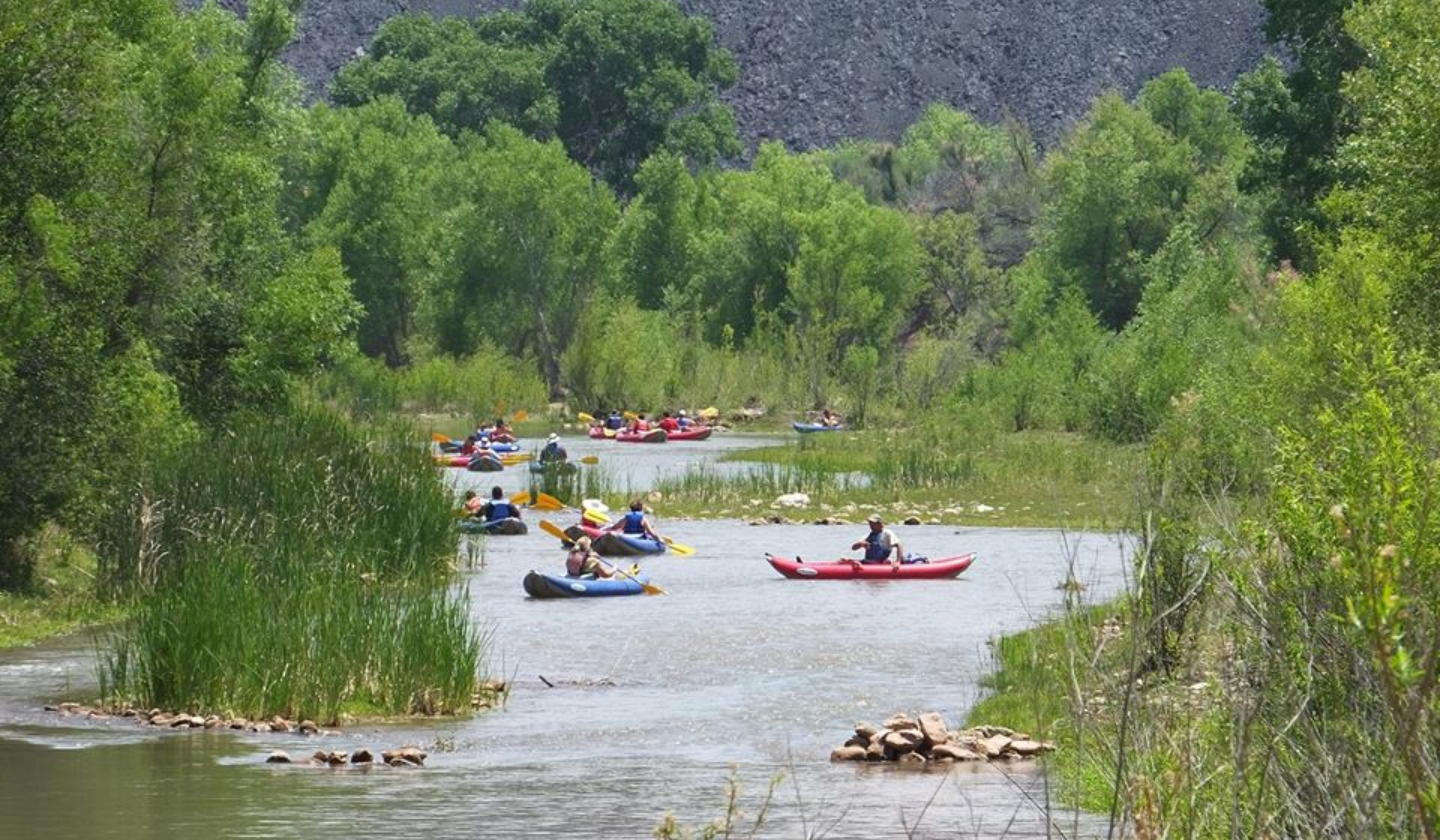 Verde River rafting trips in Sedona, Arizona.