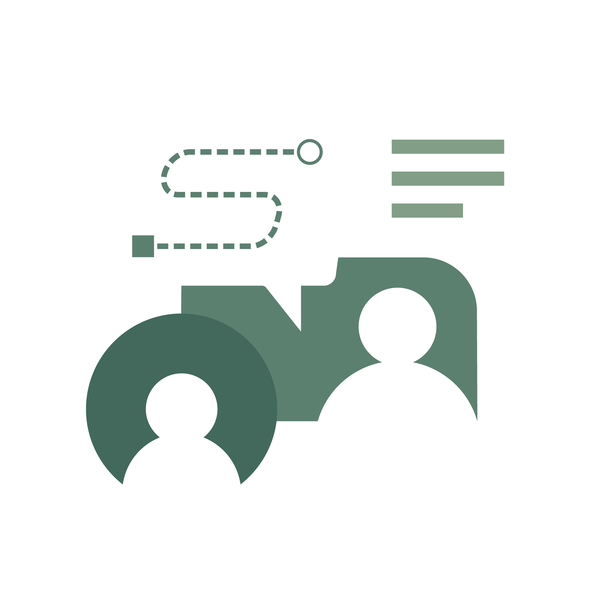 Hand holding a document with a person icon, checkmark, and signature.