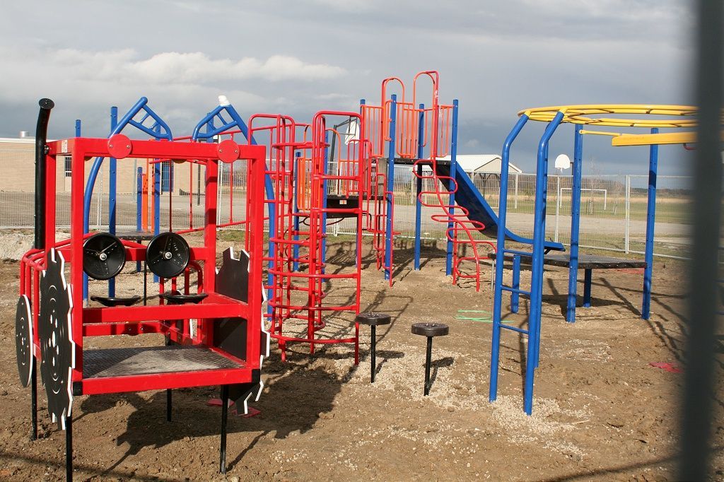 Red and Blue Playground
