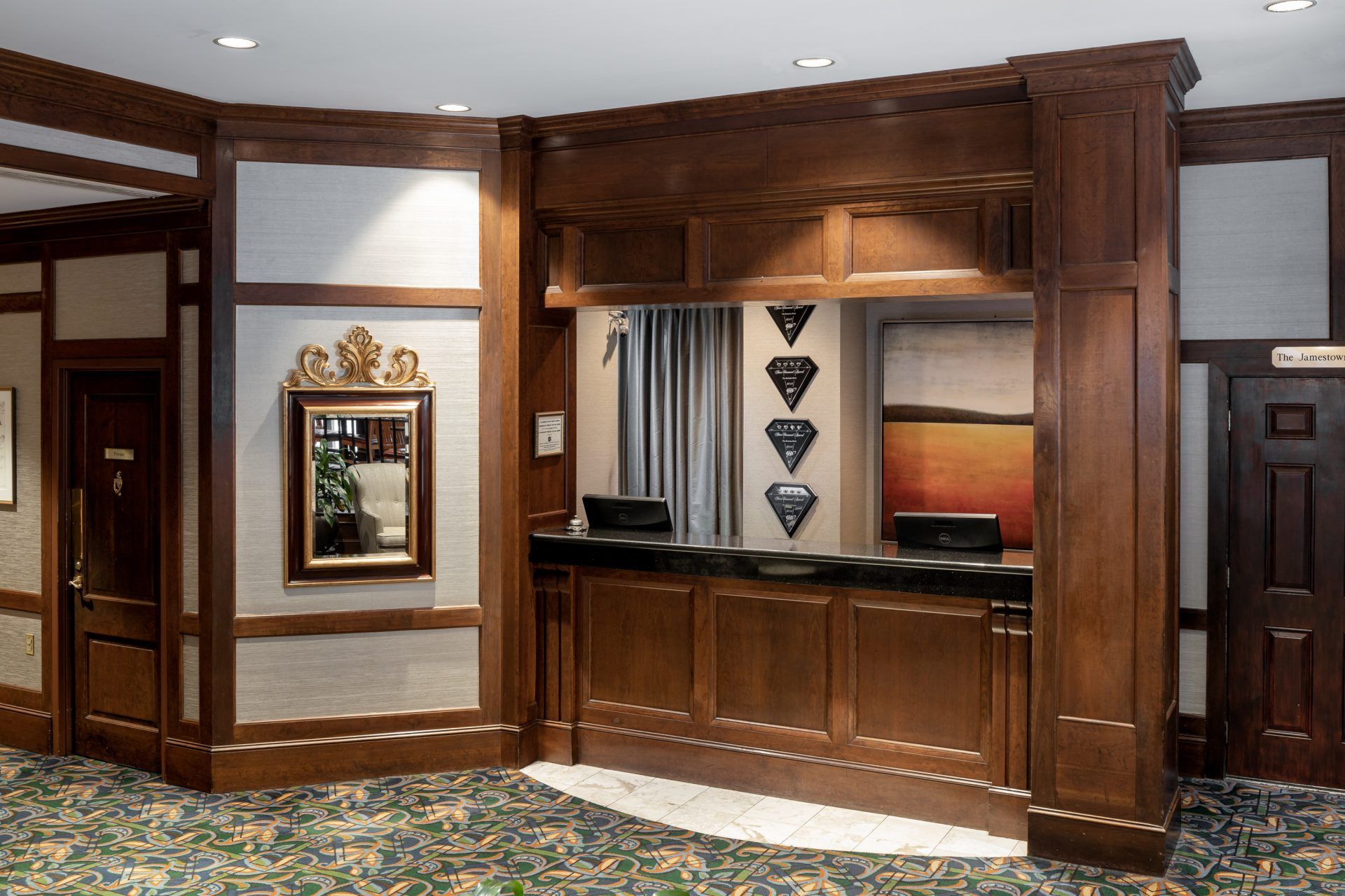 Reception desk at The Berkeley Hotel