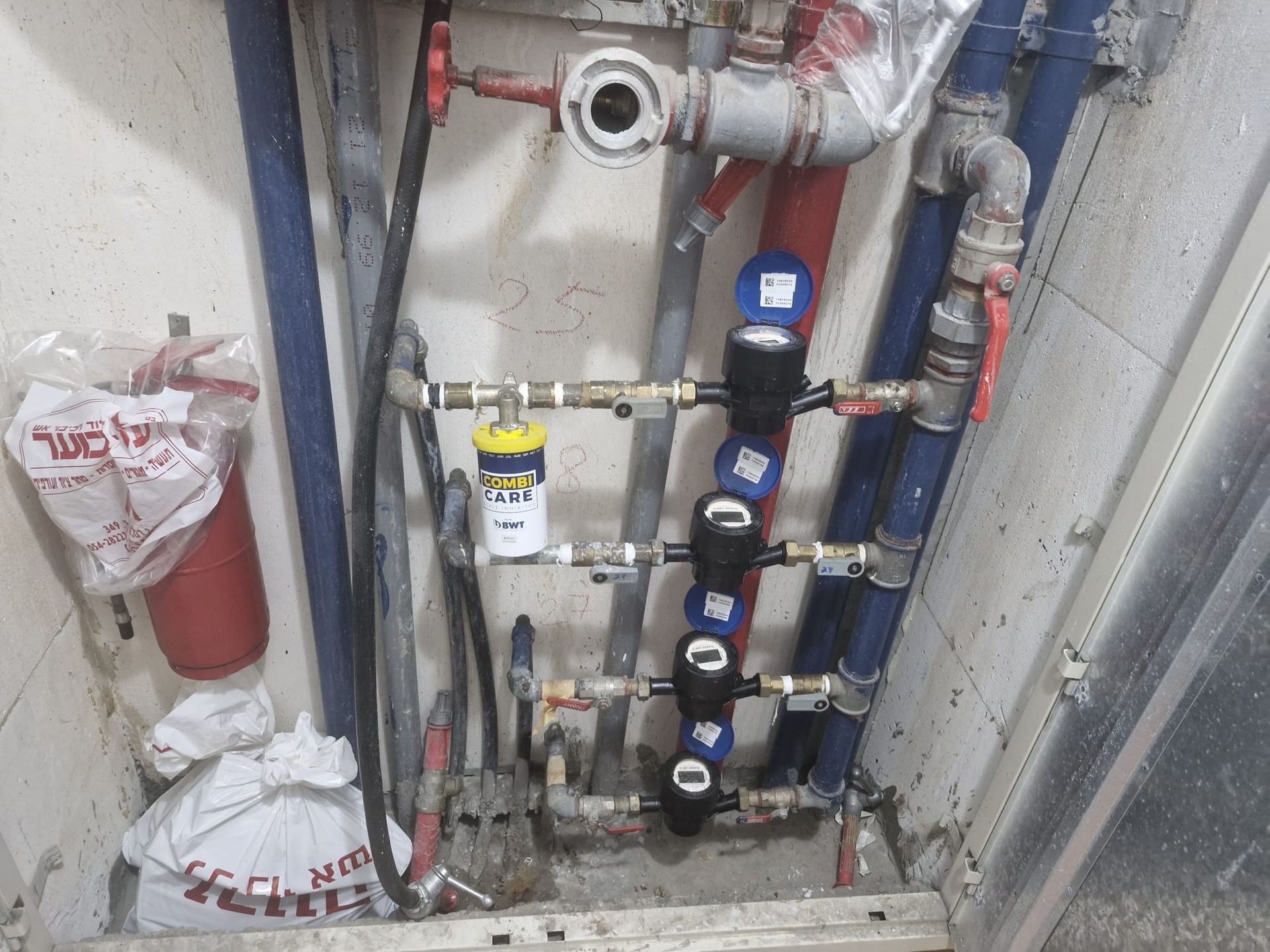 התקנת פילטר מים בשיבר ראשי