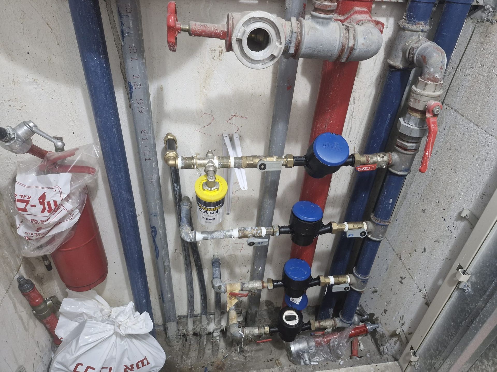 התקנת פילטר מים בשיבר ראשי