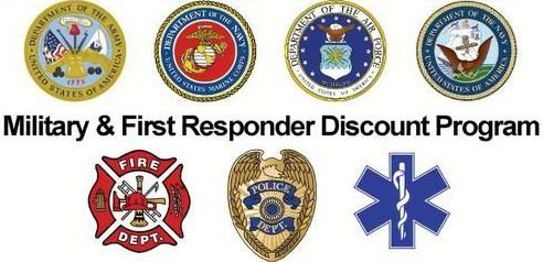 military and first responder logos