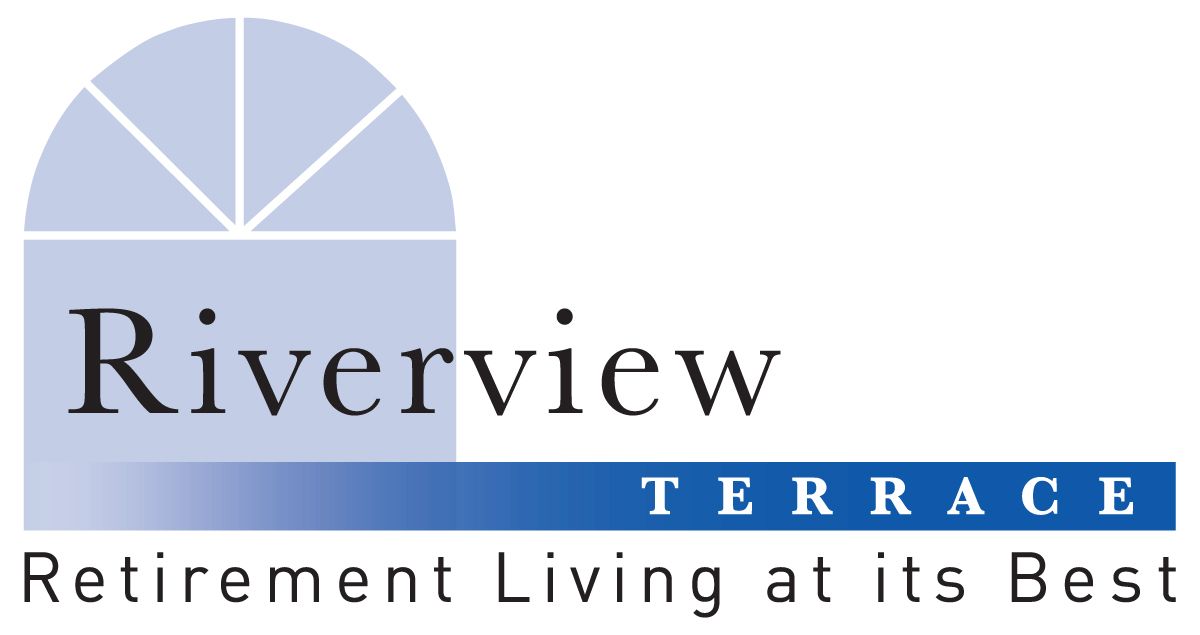 The logo for riverview terrace retirement living at its best