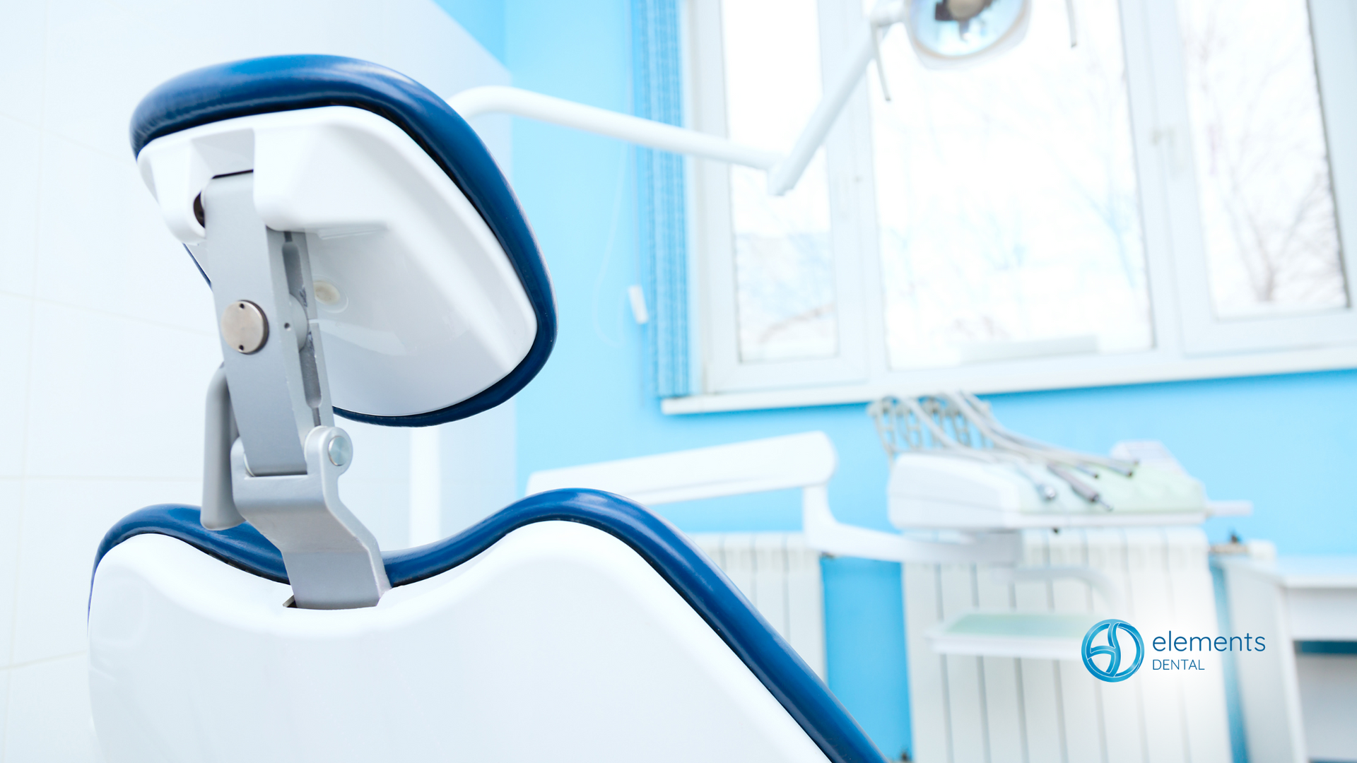 A close up of a dental chair in a dental office