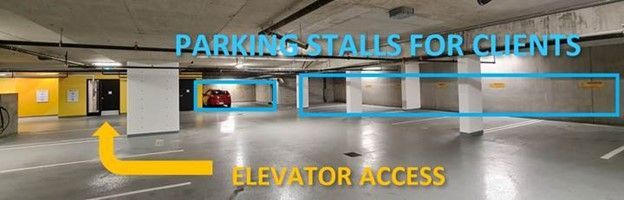 Elements Dental | Parking In Downtown Victoria, BC | Dentist Parking | Dr. Ray T Chow Dentistry Parking | Underground Parking For Dentist In Downtown Victoria, BC