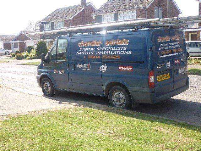 Chandler Aerials van