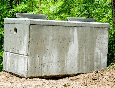 Concrete septic tank - Septic designs in Barnet, VT