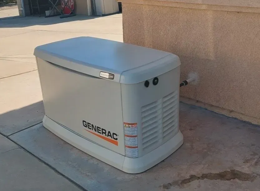 A generator with the word generac on it
