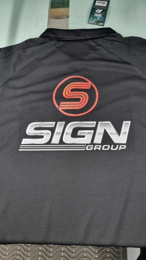 A Shirt With Simmo Signs Logo