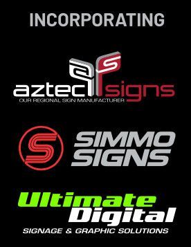 Aztec Signs, Simmo Signs, Ultimate Digital logo — Signs in Dubbo, NSW