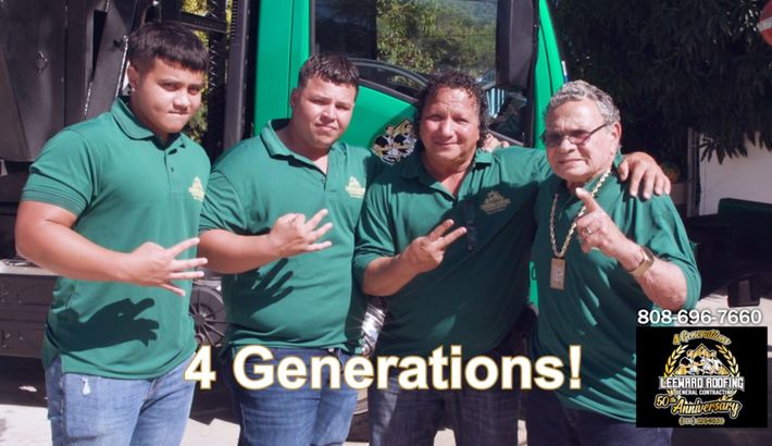 Family Business in 4th Generation - Oahu, HI - Leeward Roofing & General Contracting