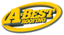 A best roofing logo on a white background