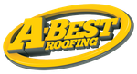 A best roofing logo on a white background