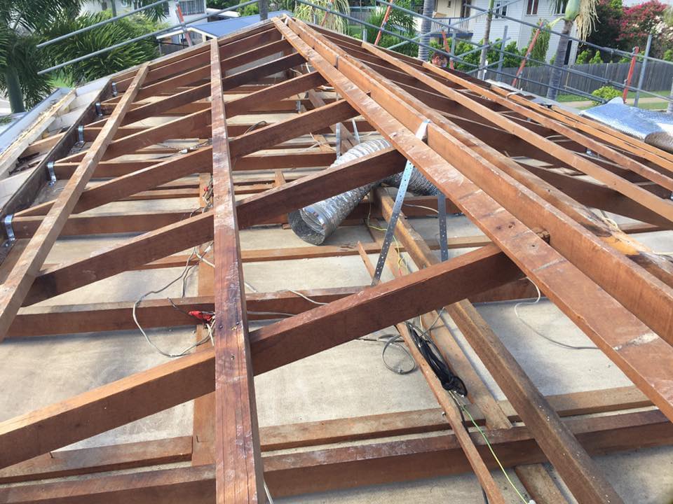 Residential Roof Under Construction — Residential Roofing in Townsville, QLD