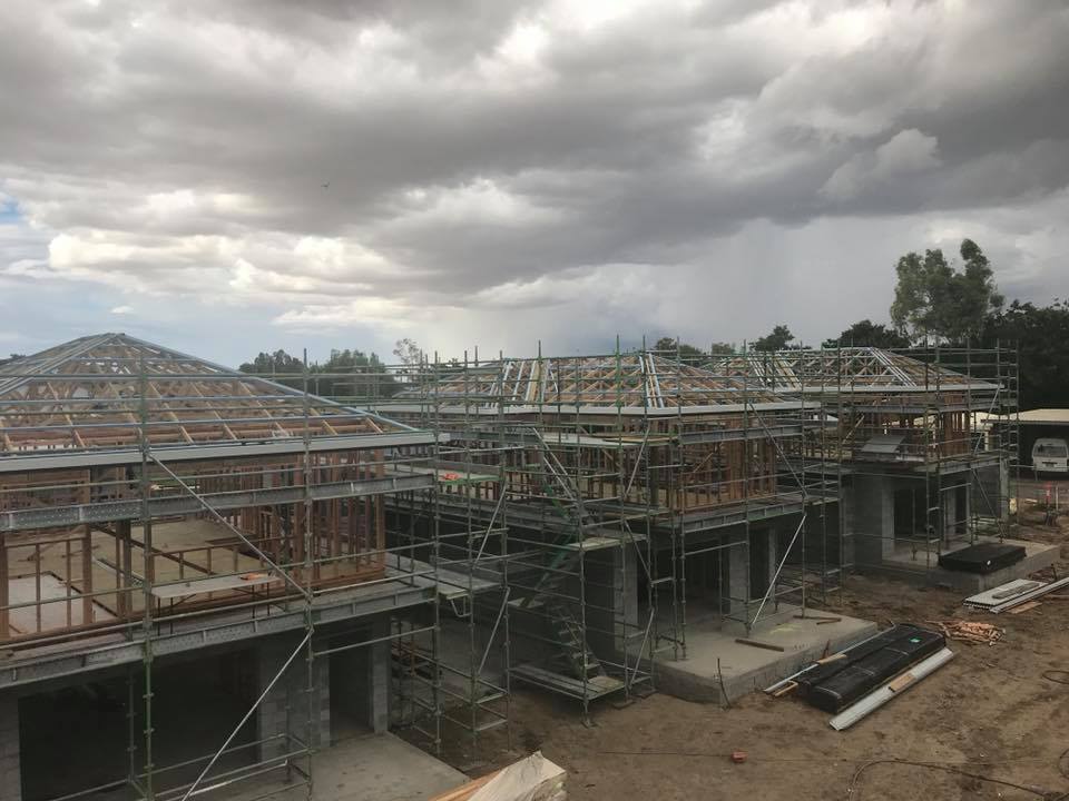 Residential Roofing In Progress — Large-Scale Commercial Roofing in Townsville, QLD