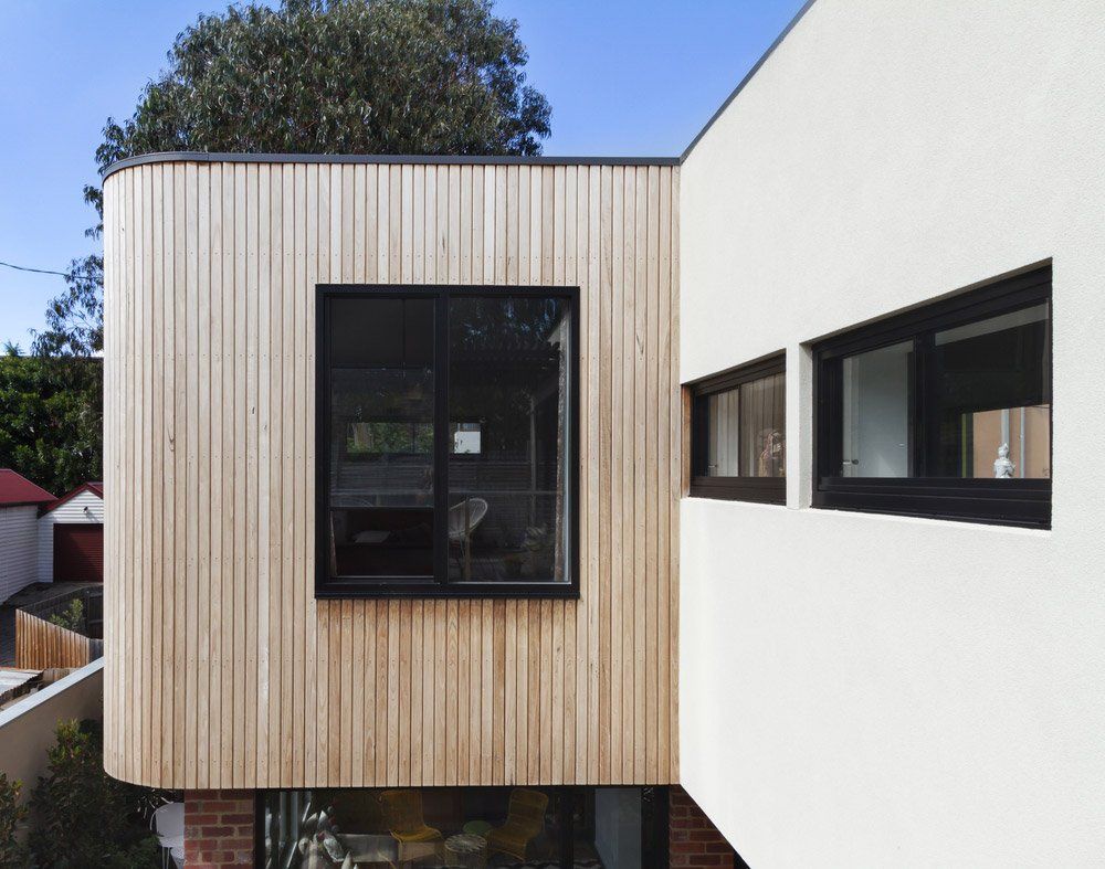 Close-up Of A Timber Cladding — Residential Wall Cladding in Townsville, QLD