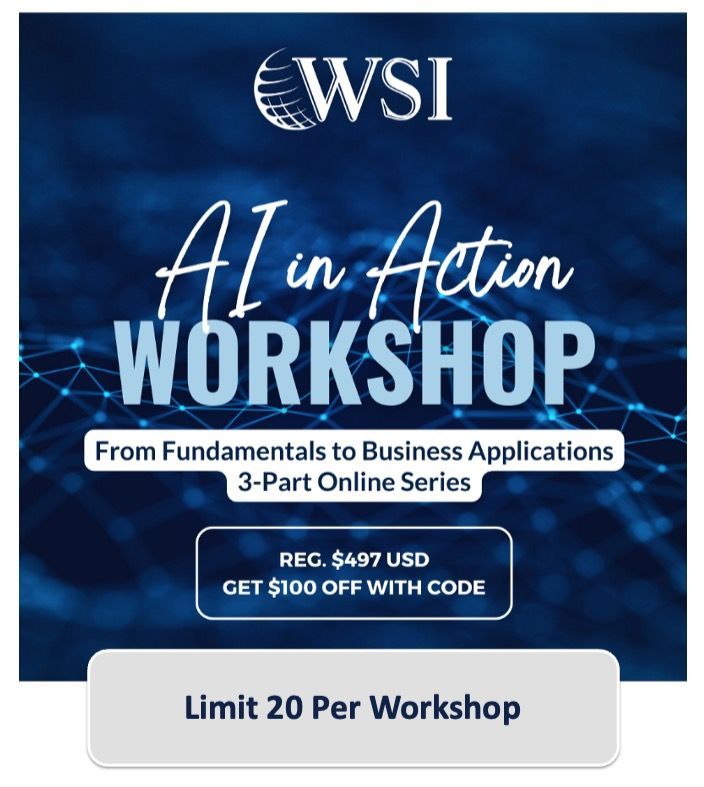 AI in action workshop graphic