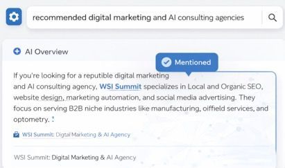 A Google AI Overview result for the search 