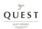 Quest Alice Springs logo with a stylized bird icon.