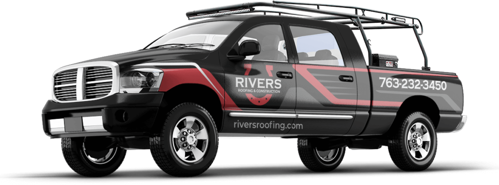 Rivers Roofing Truck — Rogers, MN — Rivers Roofing & Construction