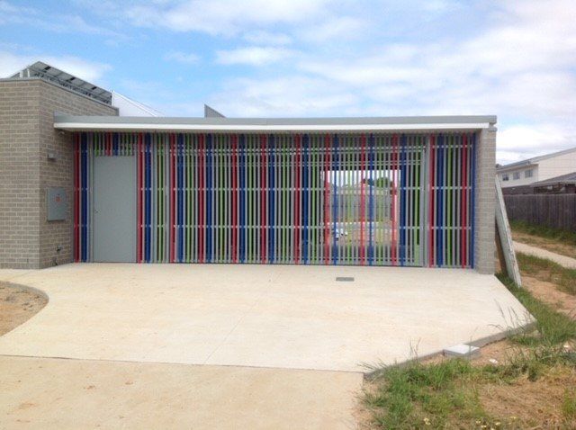 Vertical Battens Custom Tilt Door — Canberra, ACT — Capital Doorworks
