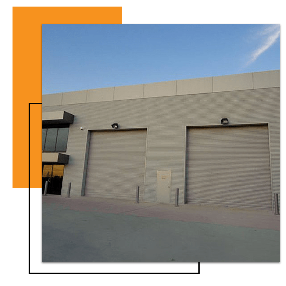 Two Industrial Roller Shutters — Canberra, ACT — Capital Doorworks