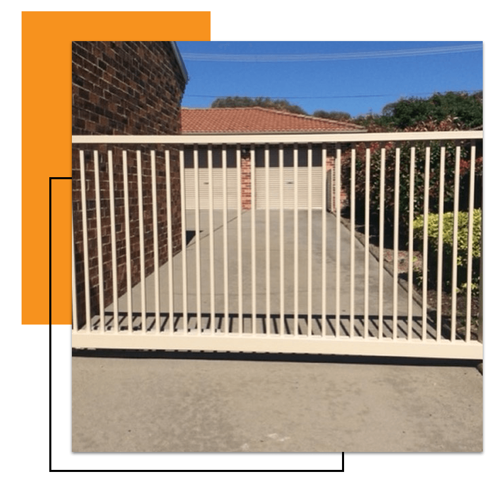 White Gate Installed — Canberra, ACT — Capital Doorworks