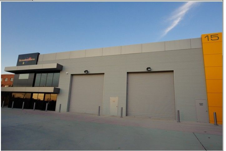 Roller shutters in Canberra, ACT on a commercial building Roller shutters in Canberra, ACT on a commercial building