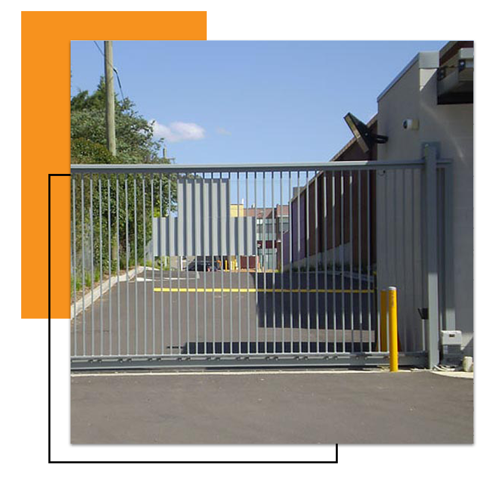 Silver Industrial Gate — Canberra, ACT — Capital Doorworks