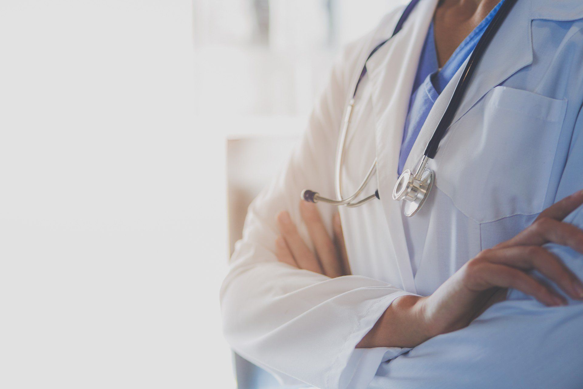 medico in camice bianco