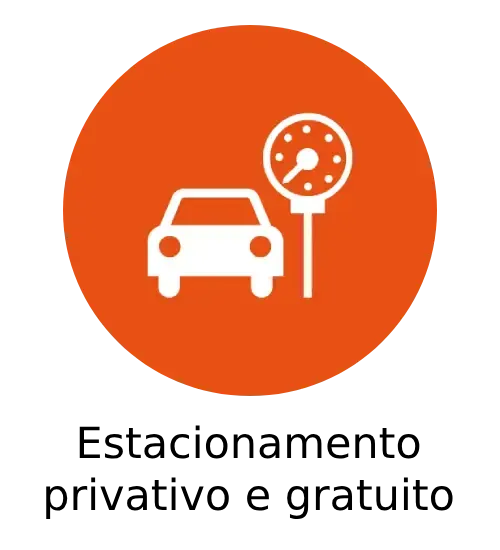 Estacionamento privativo e gratuito