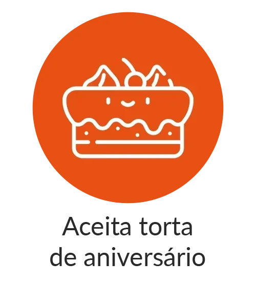 Aceita torta de aniversário