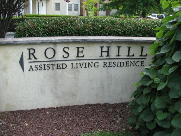 A Sign For Rose Hill Assisted Living Residence — Columbus, NJ — G & G Landscaping Construction, Inc.