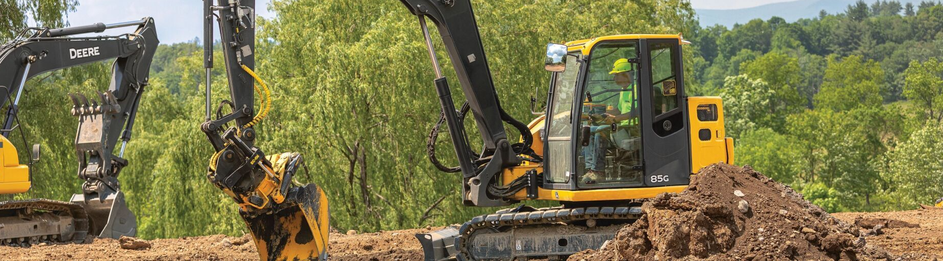 Deere excavator