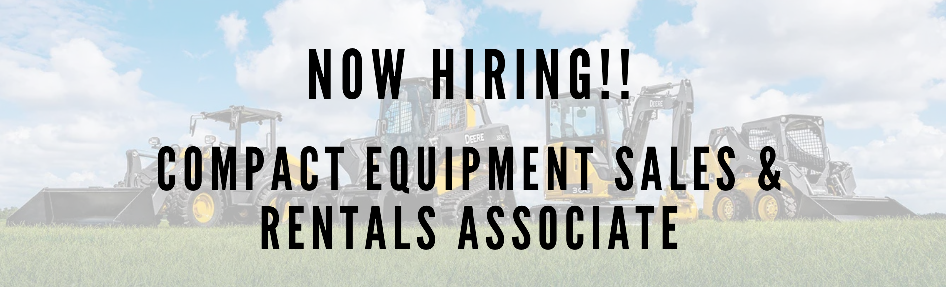 Compact Equipment Sales and Rentals Associate