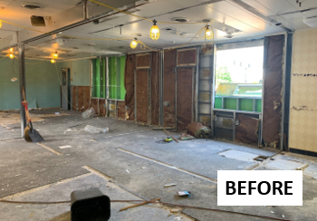 VB Remodel admin/sales before photo