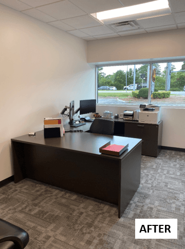 VB Remodel admin/sales after photo