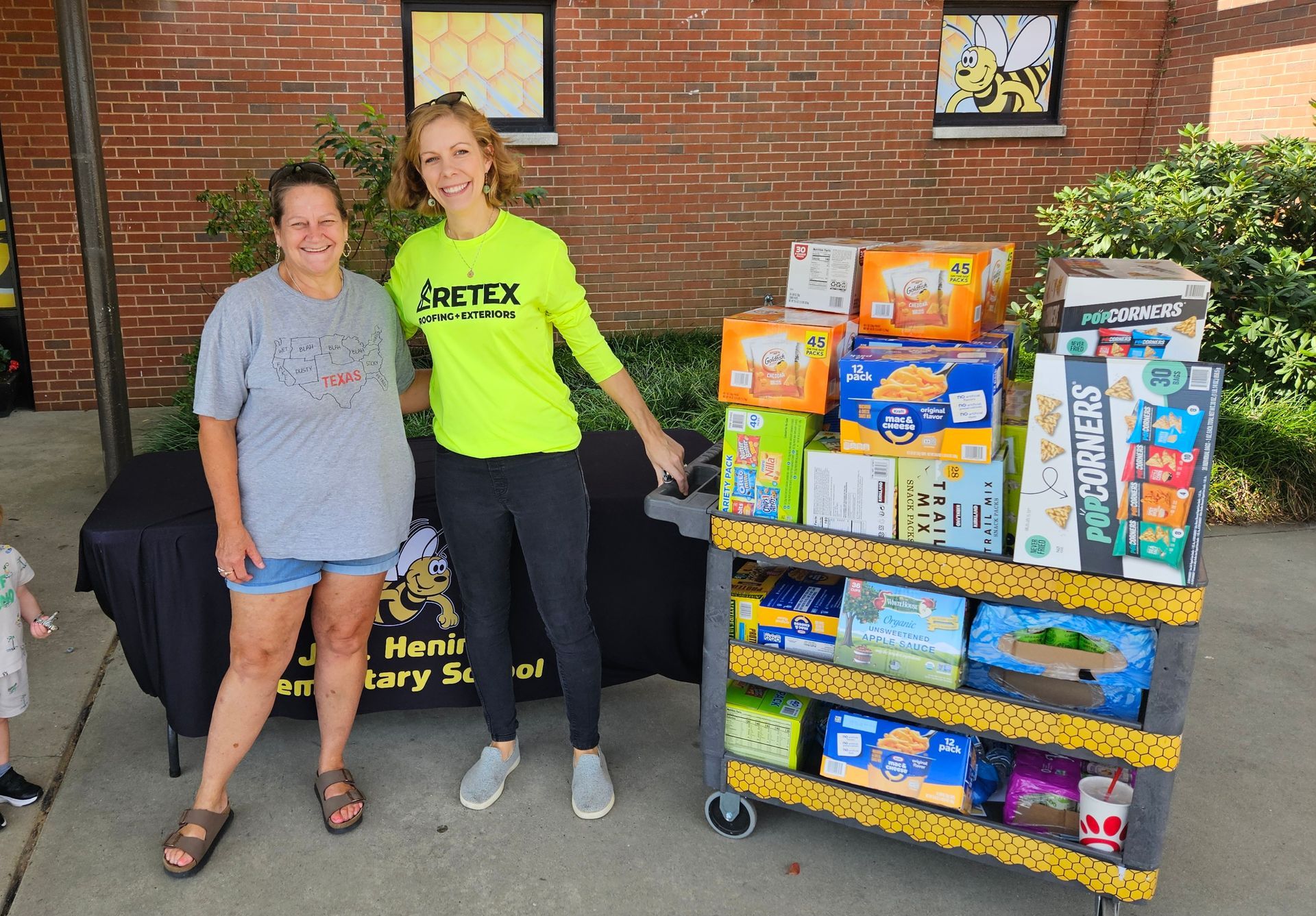 Hening Elementary Teachers' Lounge, stocked by RETEX September 2025.