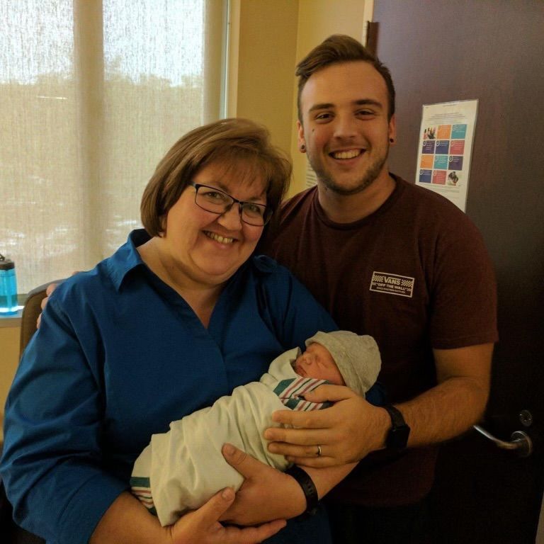 Image of RETEX's Andy Connor with his mom, for Mother's Day post.